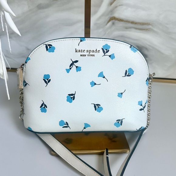EUC Kate Spade Spencer Dainty Bloom Small Dome Crossbody - Picture 4 of 14
